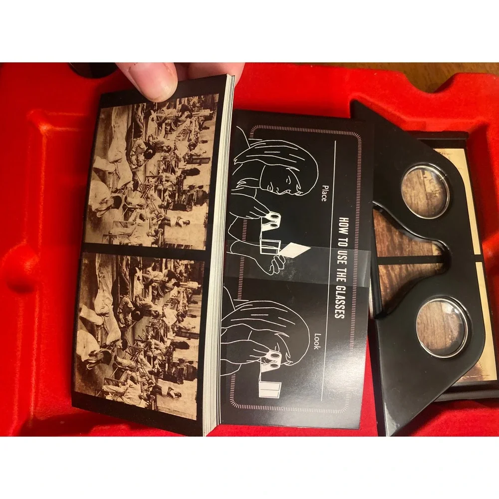 The Great War in 3D WWI Stereoscopic Box Set Black Dog Leventhal Viewer COMPLETE